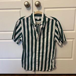 Striped, short sleeve button down